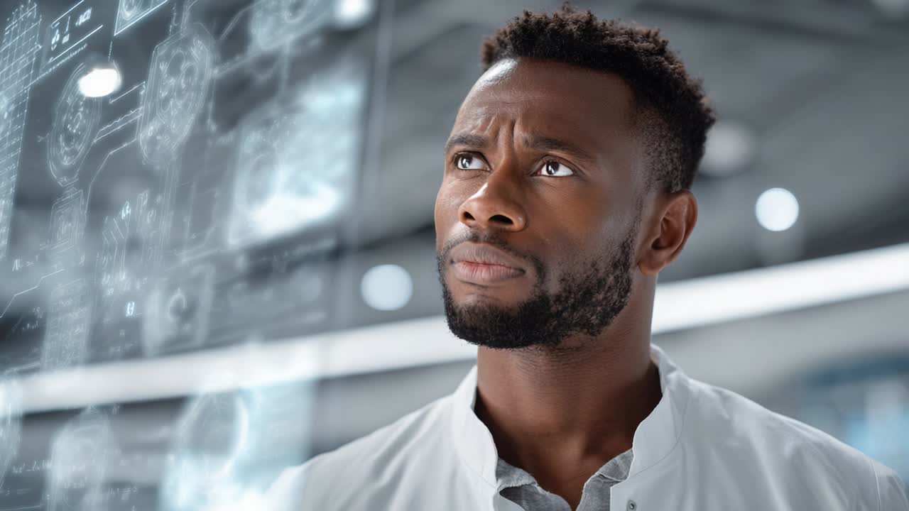 African American Scientist Exploring Technological Innovations
