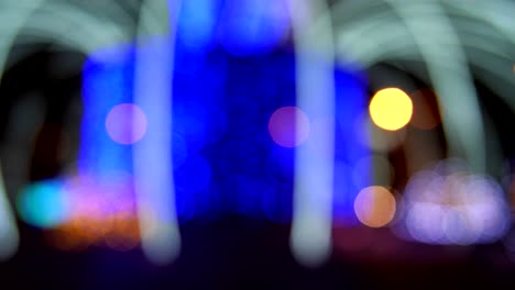 luces de bokeh desenfocadas luces navideñas borrosas fondo festivo