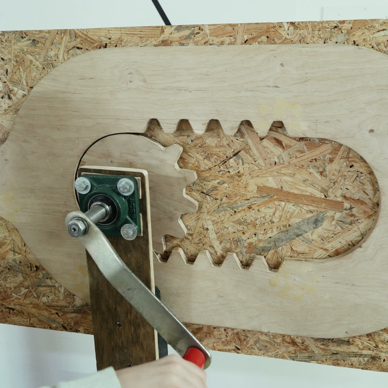 Mechanism of motion. Museum of Science. Christopher Polhem. Square video