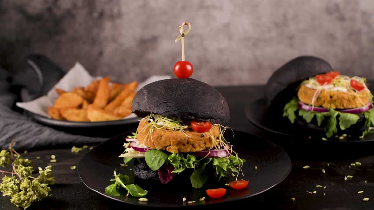 hamburguesas de verduras a la parrilla