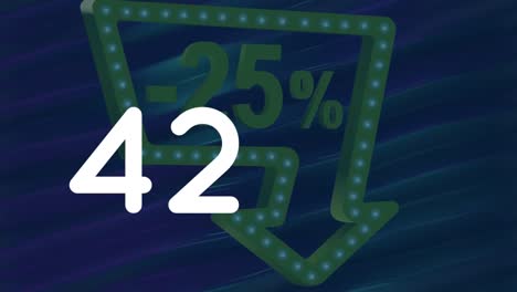 Animation-of-numbers-changing-over-25-percent-sale-sign