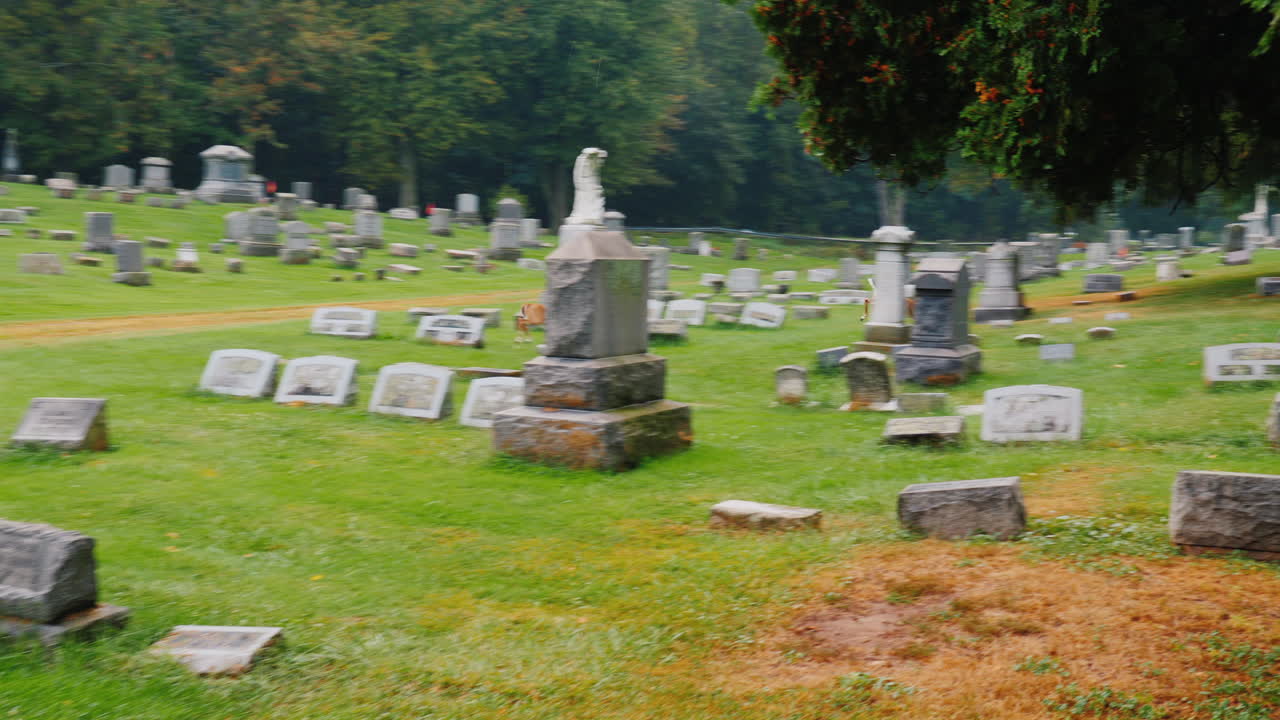 두 사슴 묘지를 통해 실행