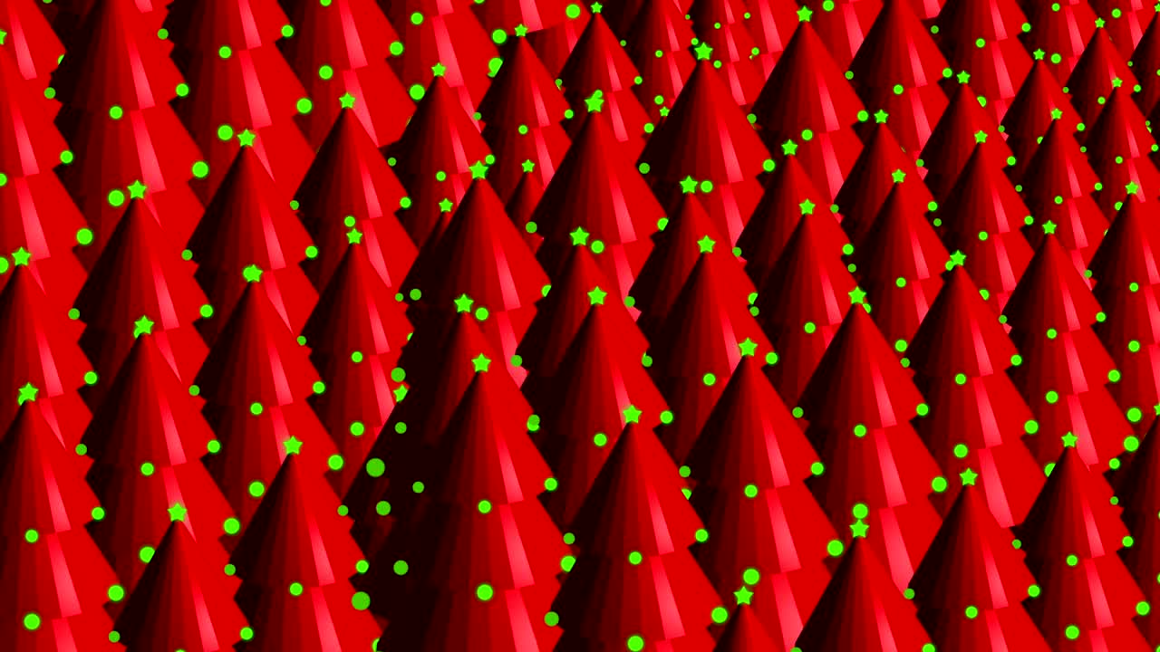 4k 크리스마스 트리 애니메이션, 크리스마스 배경