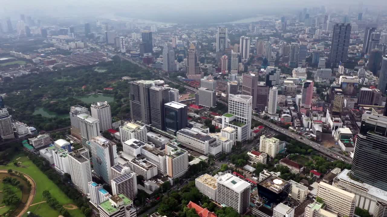 방 ⁇  도시 와 초고층 빌딩 의 공중 전망