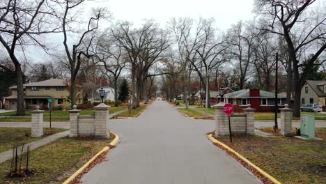 descending near the stone entry of mcgraft park in muskegon