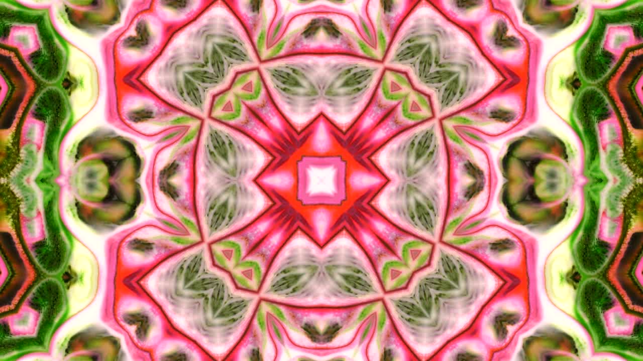 movimiento de fondo de kaleidoscopio abstractamente colorido