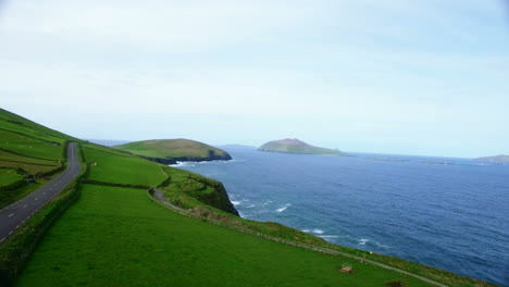 view of beautiful coastal landscape 4k