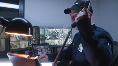 security guard monitoring surveillance systems