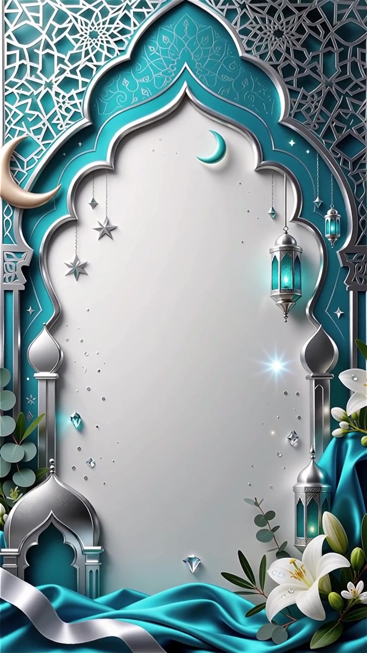 Compleanno del Profeta Maometto Mawlid al-Nabi Sfondo Islamico