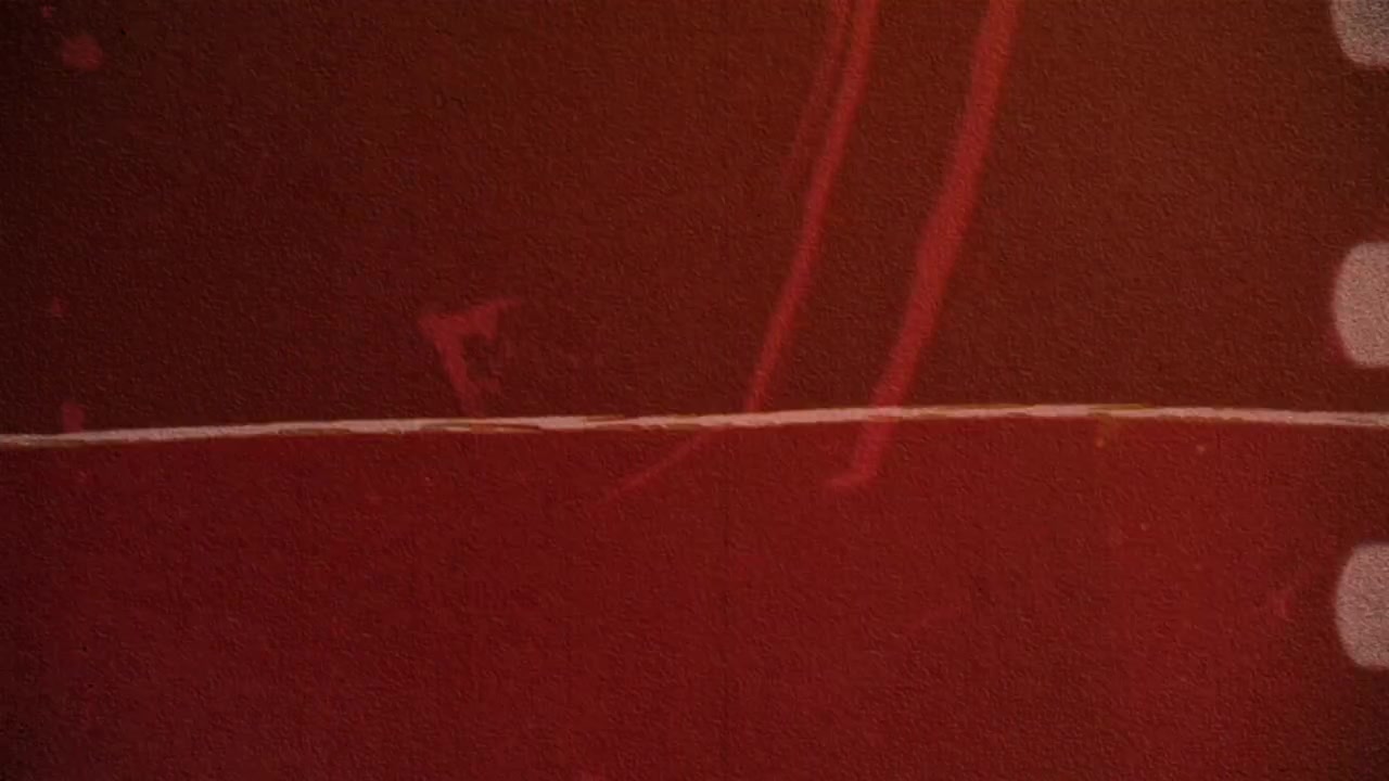 Effetto pellicola vintage astratto con perdite di luce e graffi