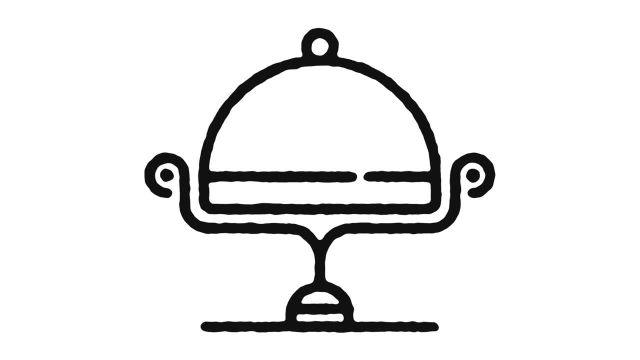 food service icon animation footage & alpha channel | freepik