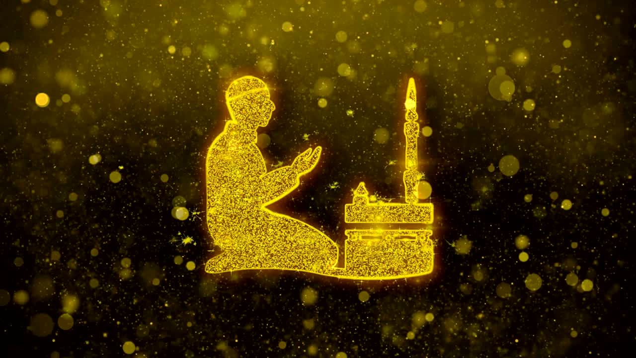 el icono de oración de dua namaz islámico