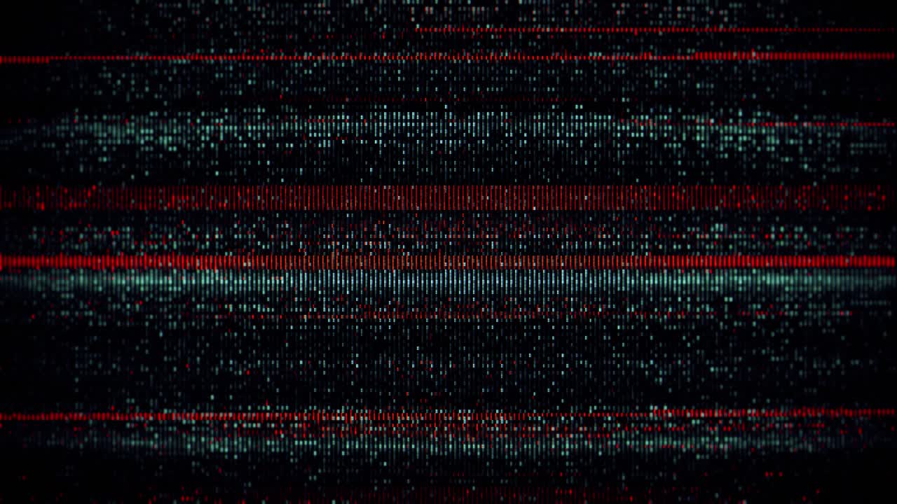 Abstract Digital Glitch and Static Noise Background