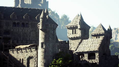 medieval castle ruins