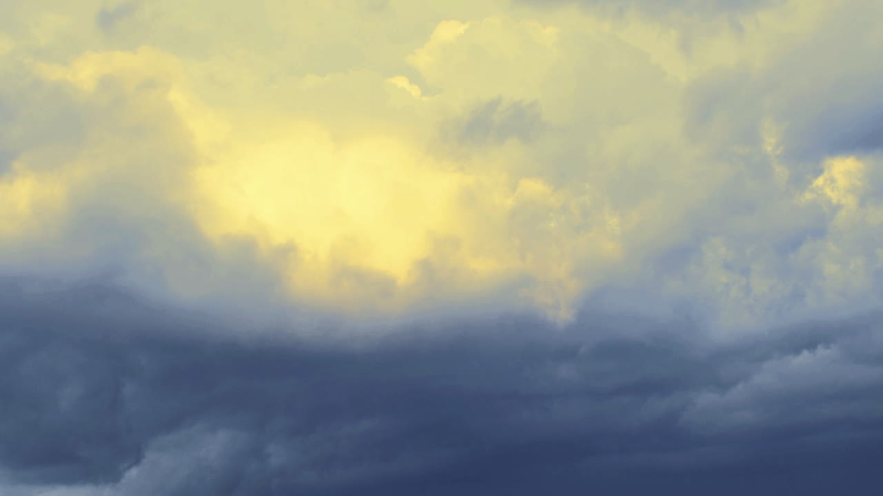 Clouds in the sky. Time lapse
