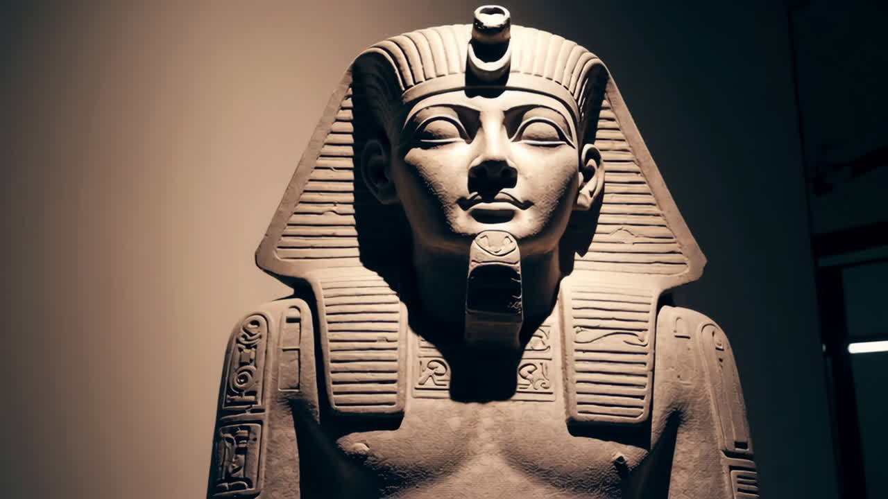 Ancient Egyptian Pharaoh Statue