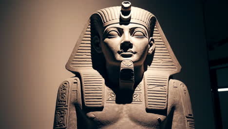 ancient egyptian pharaoh statue