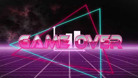 animación del juego en el espacio abstracto digital