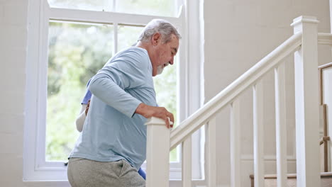 Old-man-on-steps,-help-or-caregiver-walking