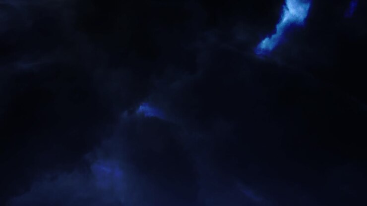 4K Diversi potenti lampi e luci