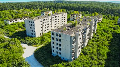 aerial 4k drone footage of the village of szentkirályszabadja in the veszprém - hungary