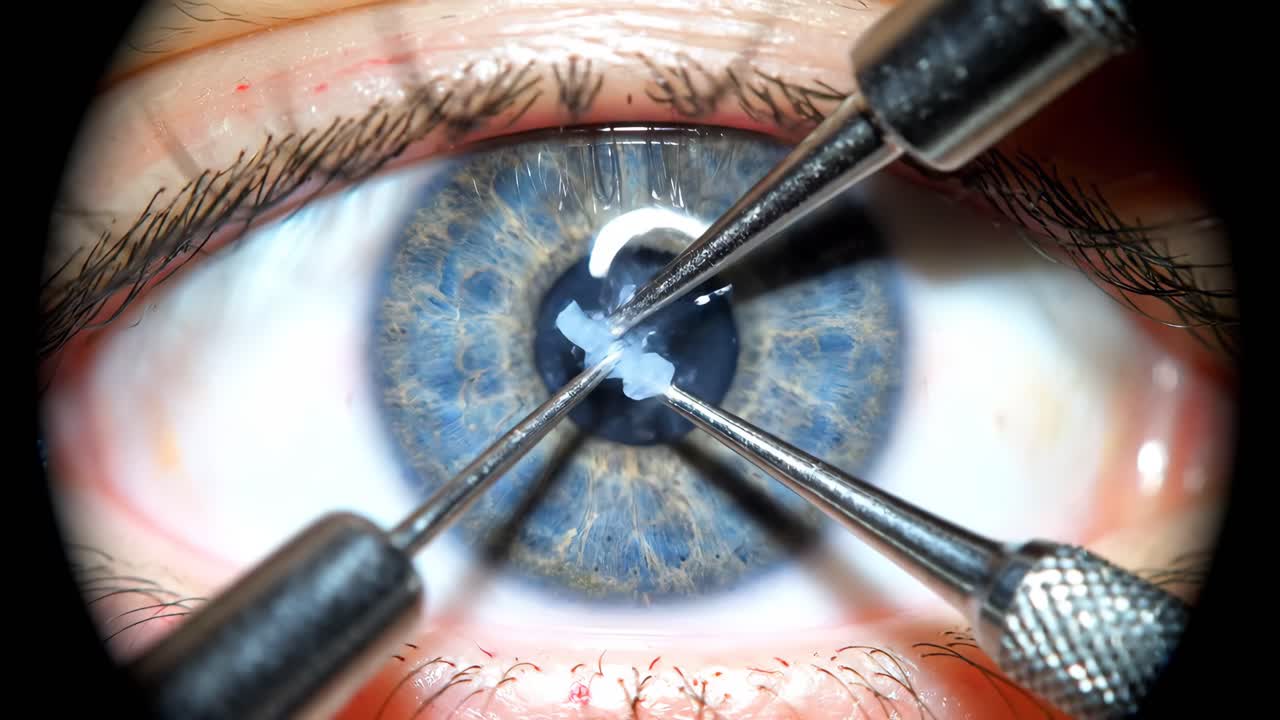 Close-up of Human Eyes