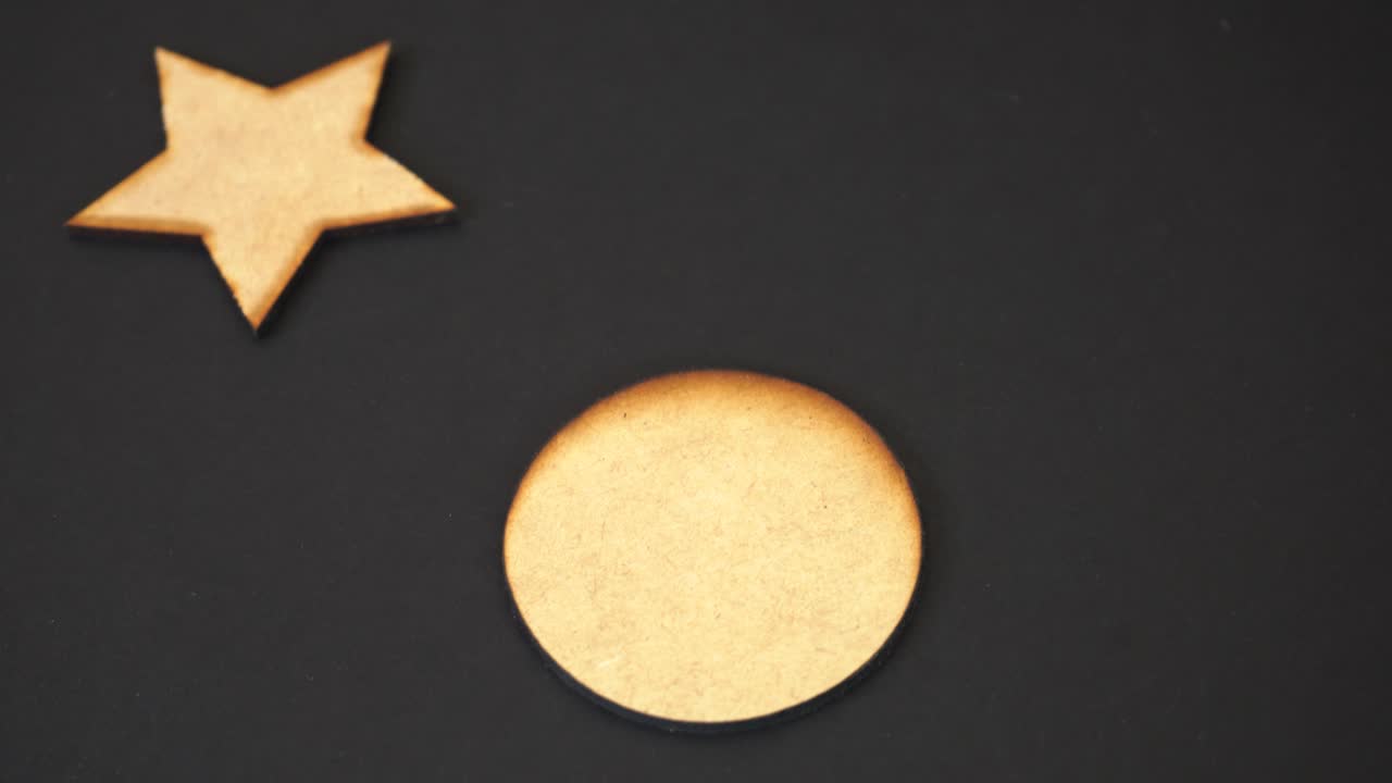 Assorted MDF shapes for crafting and decorating, ready to be painted, embellished, or finished with mixed media