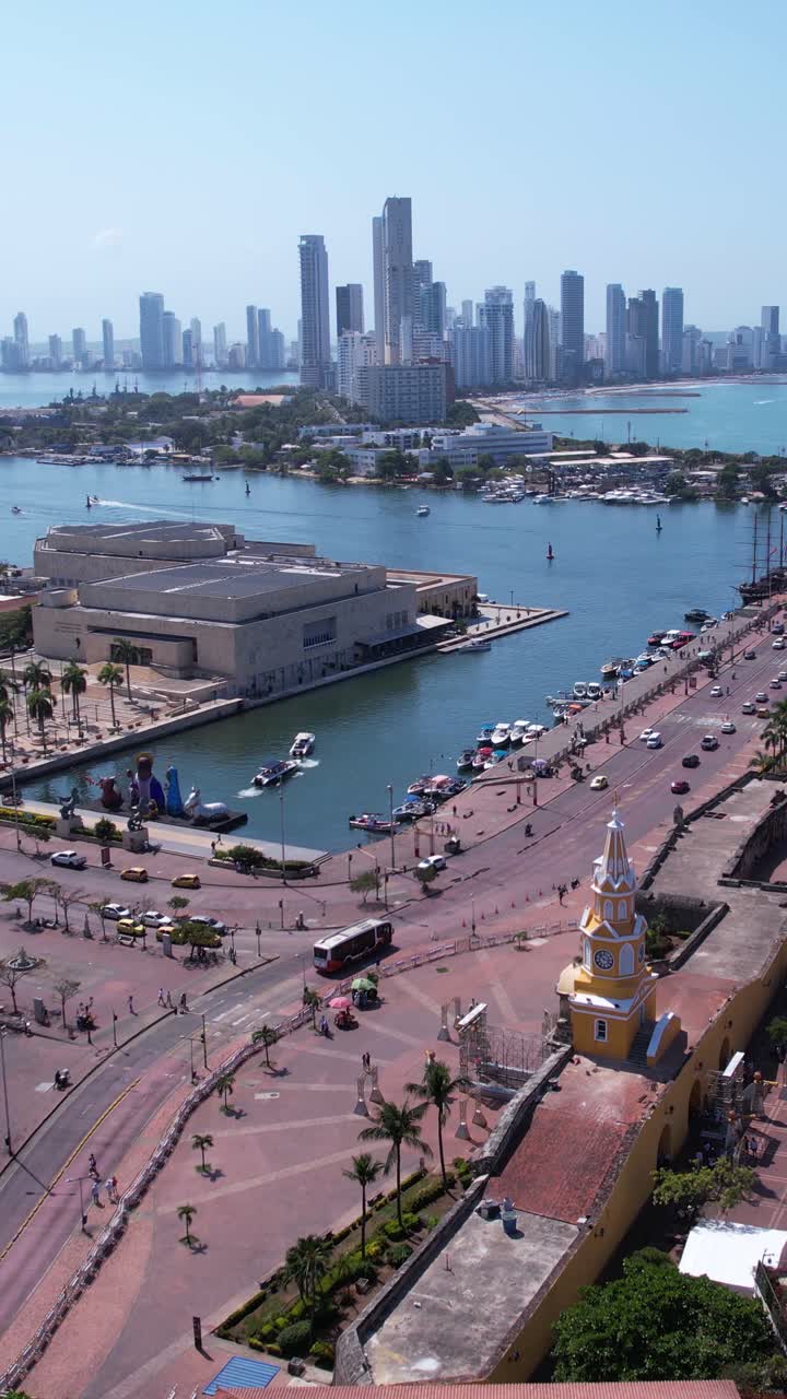 콜롬비아 카르타헤나 의 공중 사진