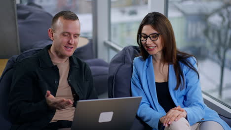 business colleagues in online meeting