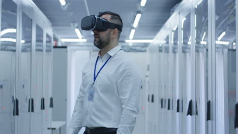 vr training in a data center