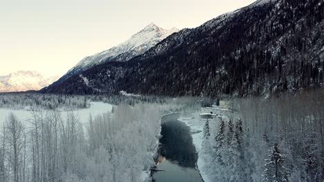 Video-Aéreo-De-4k-A-30-Fps-De-La-Carrera-De-Cola-De-Eklutna