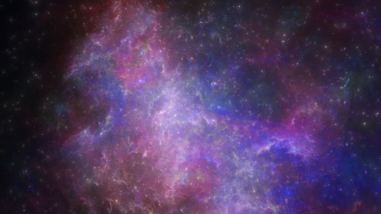 la impresionante nebulosa púrpura de 4k