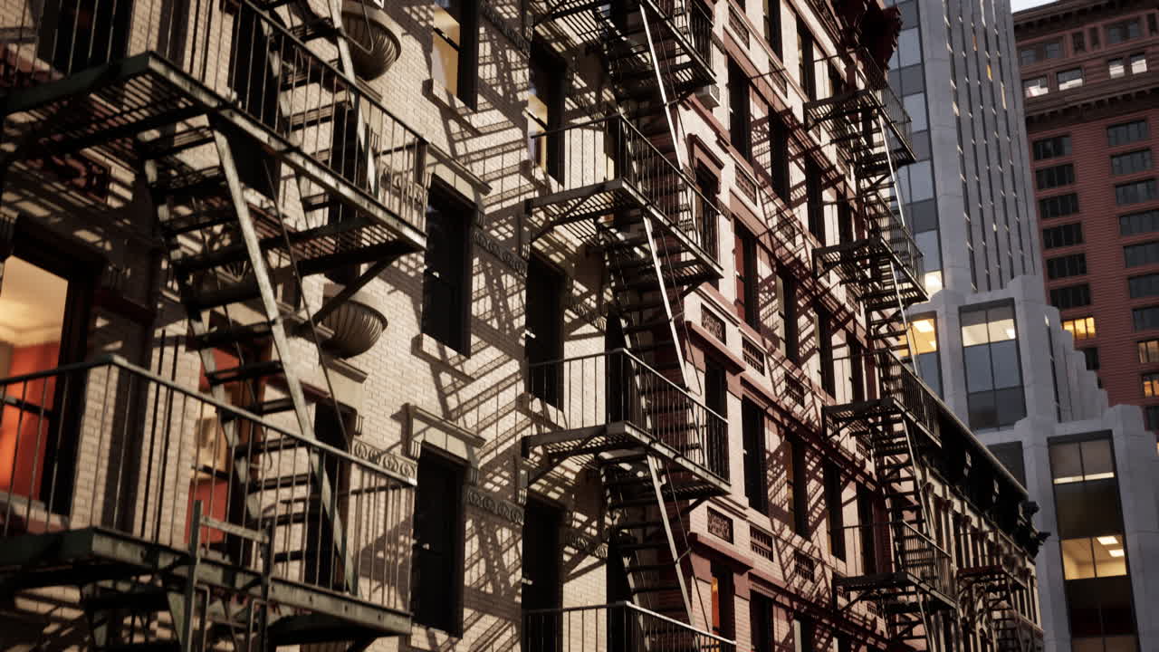 edificio de la calle de nueva york