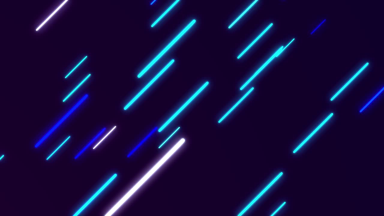 Abstract Navy and White lines loopable background footage - 4k Colorful Neon glowing lines background - Glowing Neon Lights - 4K Abstract Minimal Motion Background - Multicolored moving neon lines