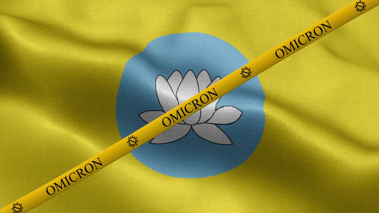 칼미키아 발의 오미크론 변종과 금지 줄무 - 칼미키야의 발