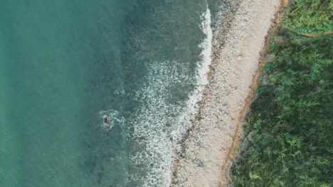 afternoon drone camera view from an awesome coast and its closer field near the palos verdes estates, california