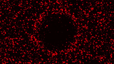 fondo de salpicaduras rojas abstractas