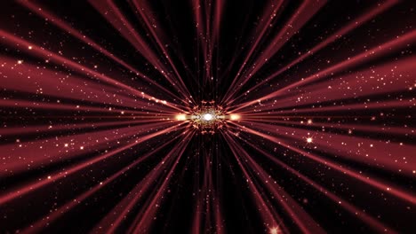 fondo en bucle hipnótico abstracto. patrones de caleidoscopio de campo estelar de galaxias multidimensionales. gráficos de movimiento futuristas de ciencia ficción abstractos vj fondo de bucle. telón de fondo de animación de bucle sin costuras 4k 3d.