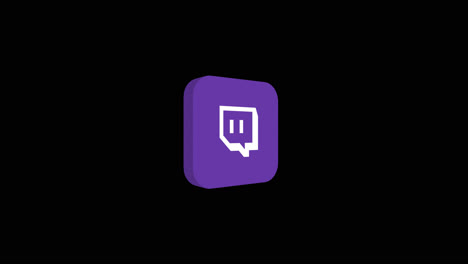 el icono de la aplicación twitch