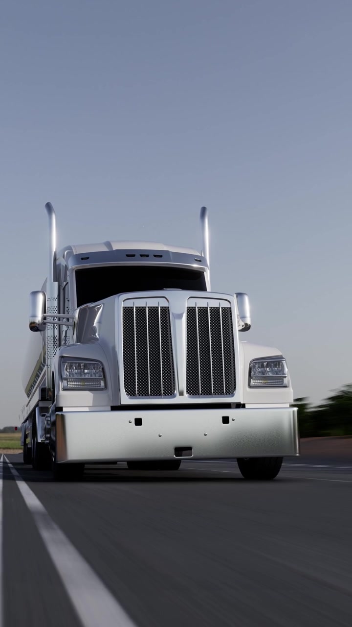Un camion sta trasportando petrolio.