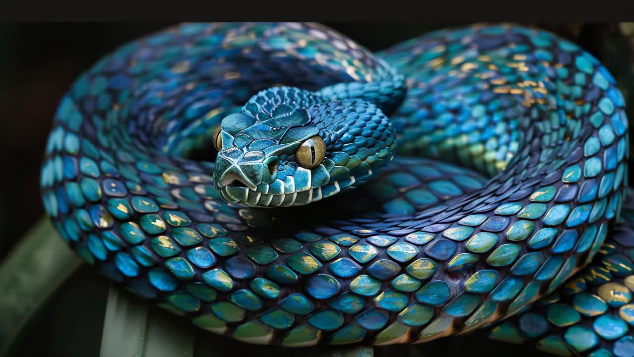Stunning Blue Viper