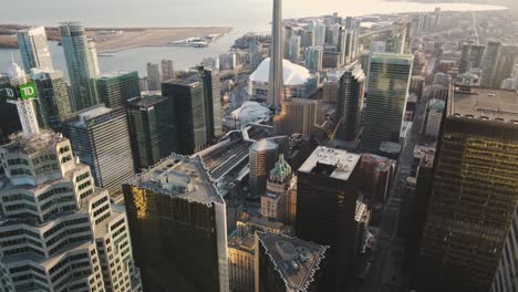 aerial view of toronto