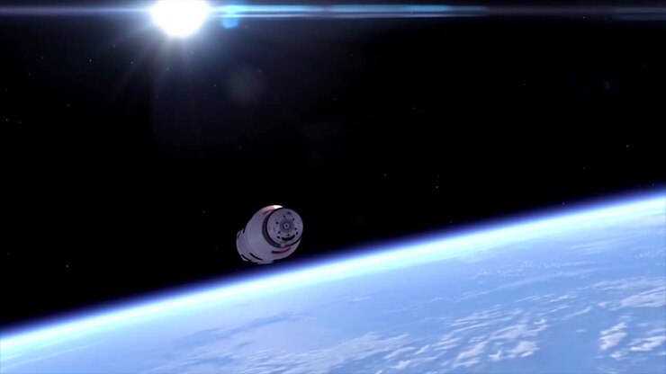 A Beautiful Simulated Rocket Travels Through Earths Upper Atmosphere