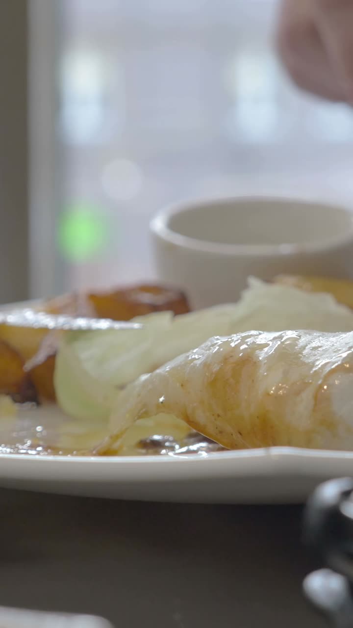 접시에 있는 음식