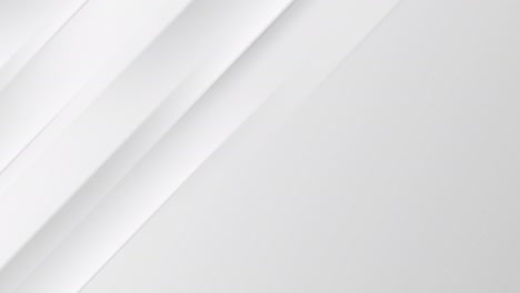 amazing elegant light grey white seamless looped background. diagonal  stripes animation corner.