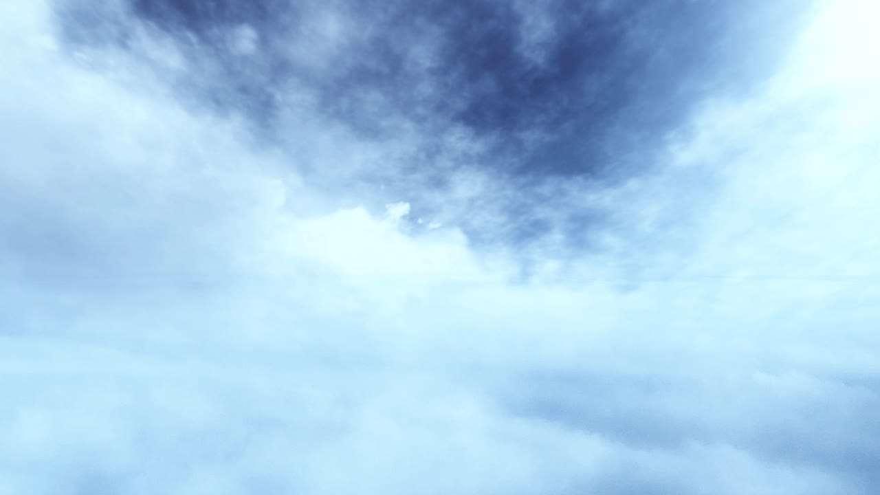 timelapse nubes blancas en el cielo