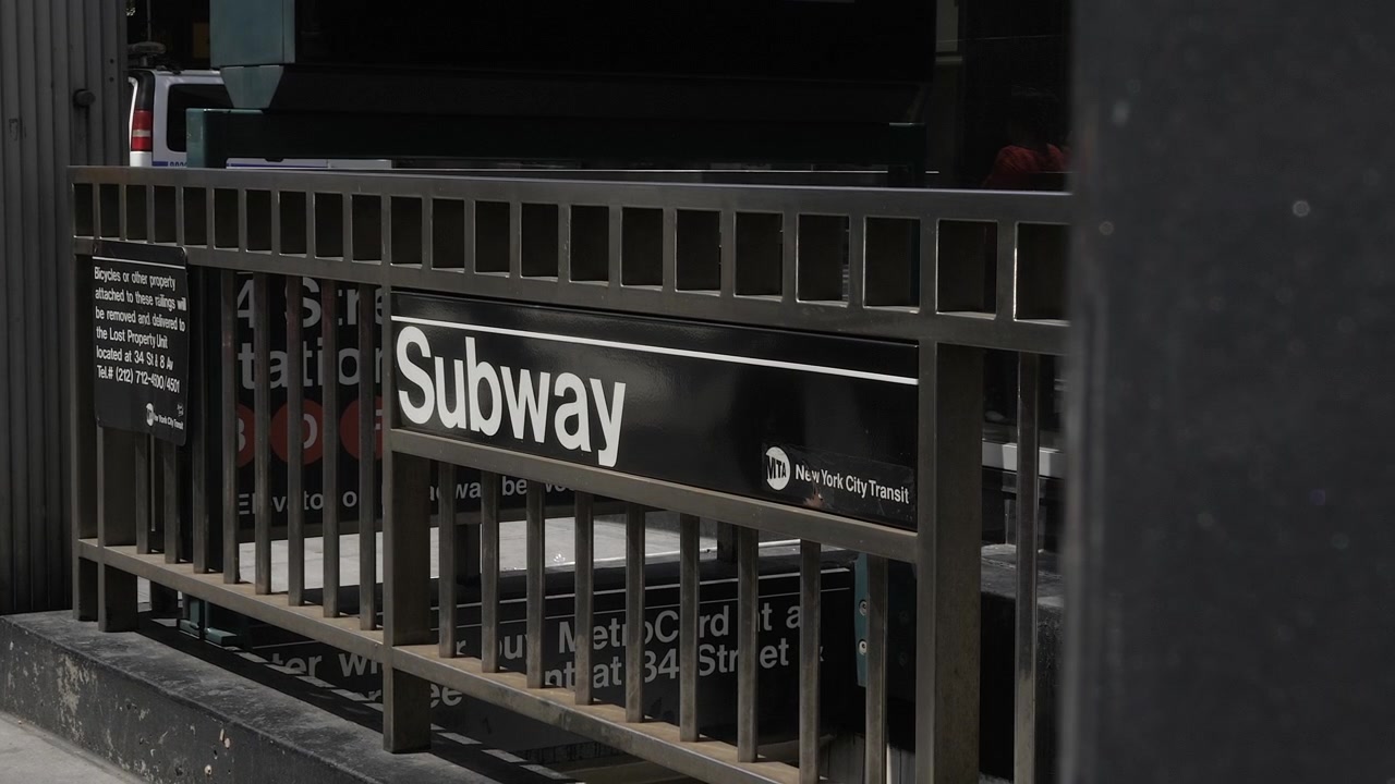 Letrero del metro de Nueva York