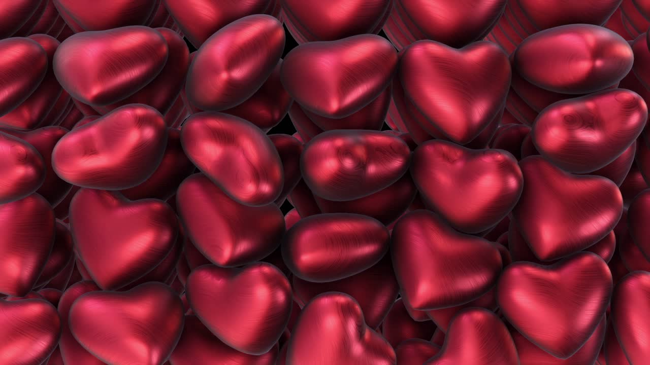 красный фон сердца