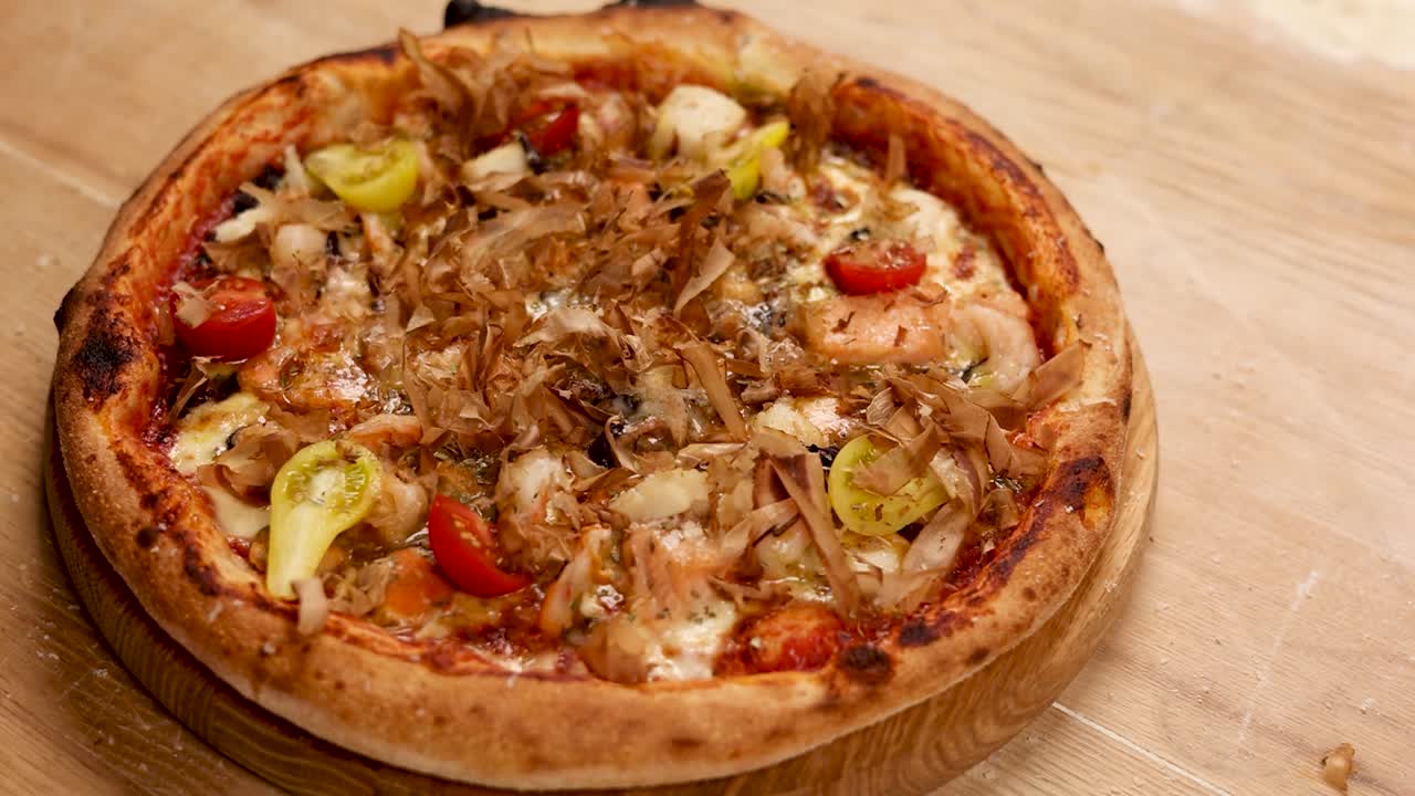 맛있는 해산물 피자