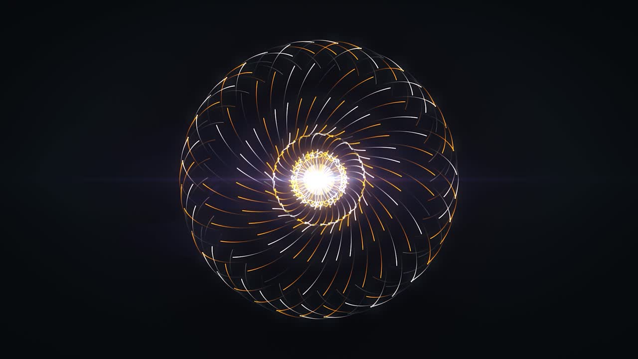 diseño abstracto de esfera brillante